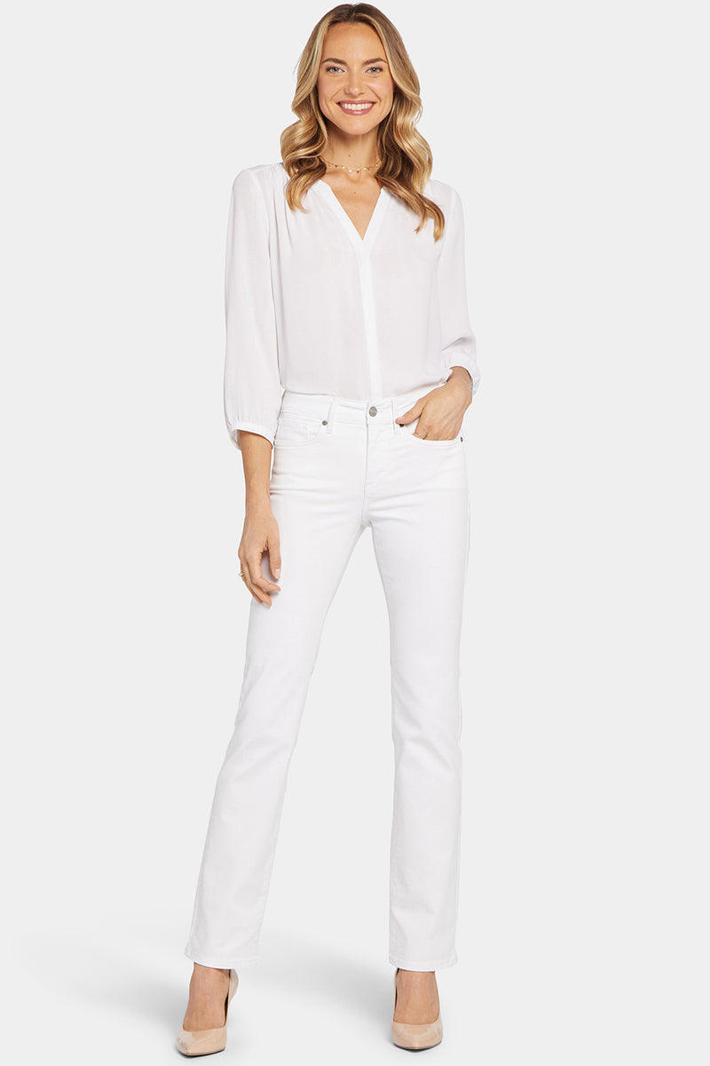 Marilyn Straight Jeans In Tall With 36 Inseam - Optic White White