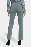 NYDJ Sheri Slim Jeans With Cargo Pockets - Sage Leaf