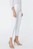 NYDJ Alina Skinny Ankle Jeans With Clean Hem - Optic White