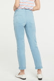 NYDJ Margot Girlfriend Jeans With Roll Cuffs - Peacock