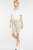 NYDJ Briella 11 Inch Jean Shorts With Roll Cuffs - Feather