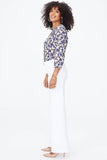 NYDJ Wide Leg Trouser Jeans With Clean Hem - Optic White