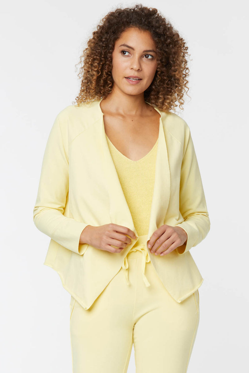 Open Front Sweatshirt Jacket Forever Comfort™ Collection - Yellow Daisy ...