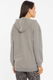 NYDJ Oversized Pullover Hoodie Forever Comfort™ Collection - Light Heather Grey