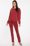 NYDJ Basic Sweatshirt Forever Comfort™ Collection - Boysenberry