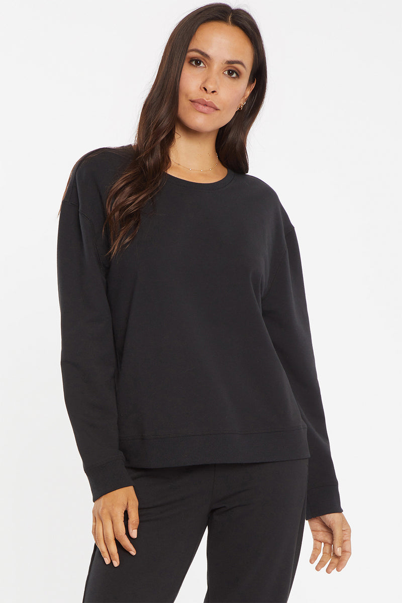 Nydj Women's Short Sleeved Crewneck Sweater