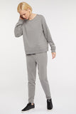 NYDJ Basic Sweatshirt Forever Comfort™ Collection - Light Heather Grey