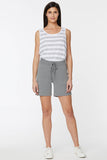NYDJ Drawstring Jogger Shorts Forever Comfort™ Collection - Light Heather Grey