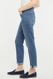 NYDJ Margot Girlfriend Jeans With Roll Cuffs - Caliente