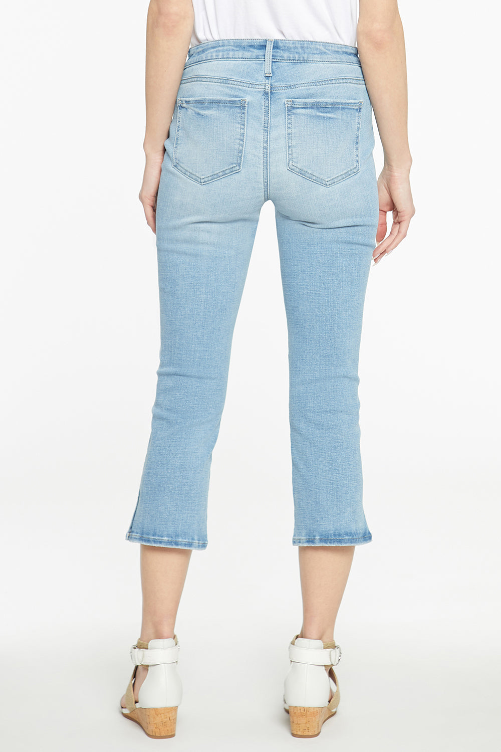 NYDJ Chloe Capri Jeans With Side Slits - Easley