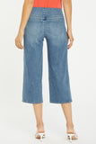 NYDJ Wide Leg Capri Pull-On Jeans  - Clean Horizon