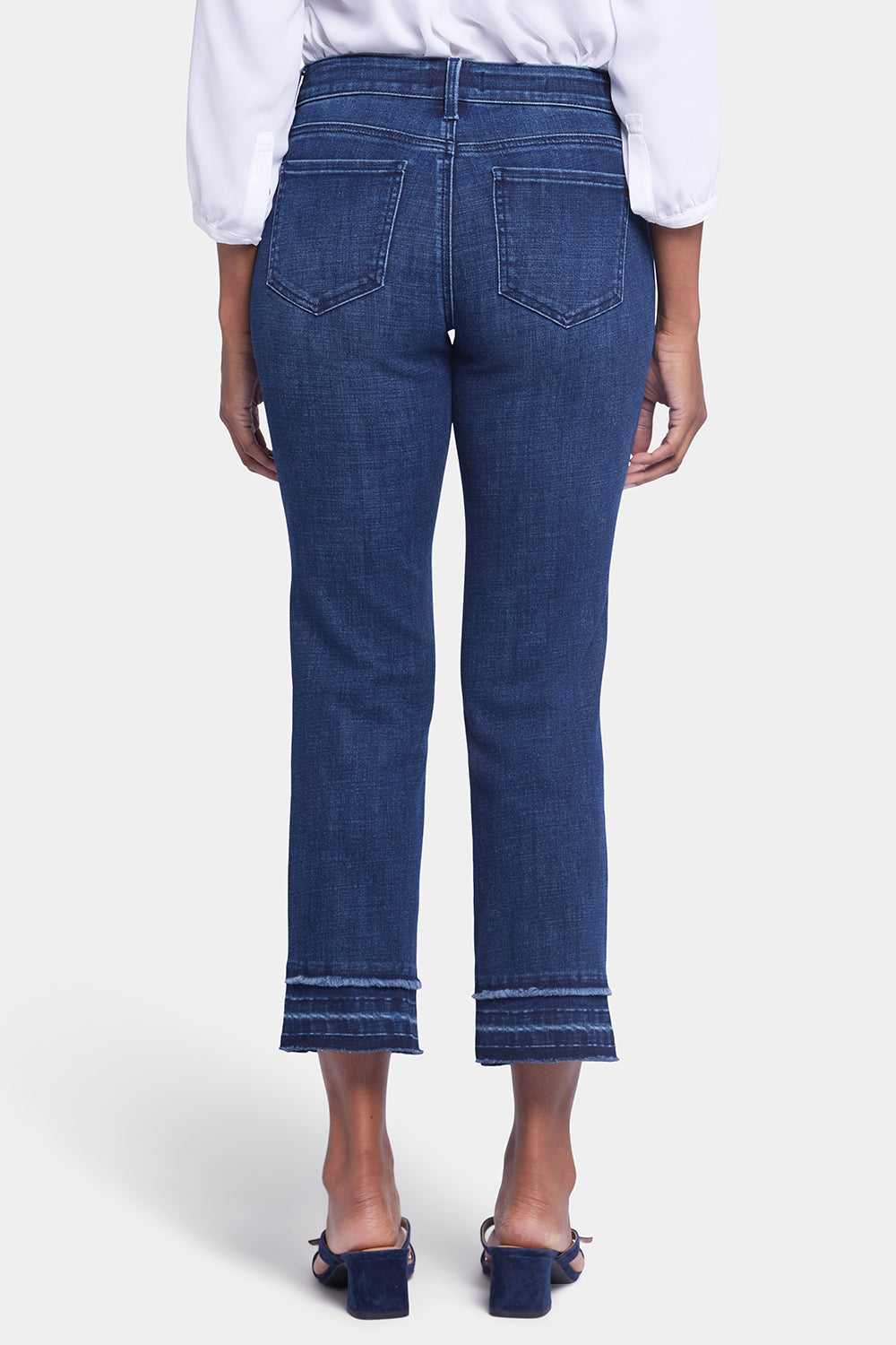 NYDJ Marilyn Straight Ankle Jeans With Attached Released Hems - Inspire