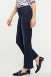 NYDJ Ava Flared Ankle Jeans With Frayed Hems - Rapture
