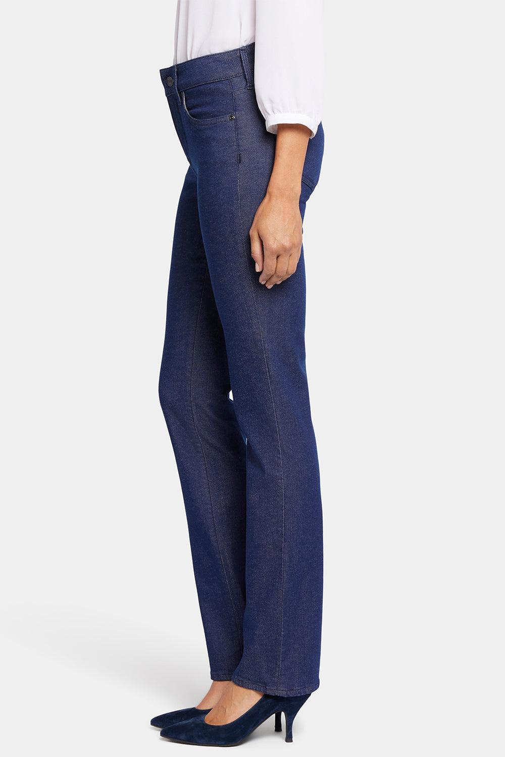 NYDJ Marilyn Straight Jeans In IndigoLast™ Denim - Endless Blue