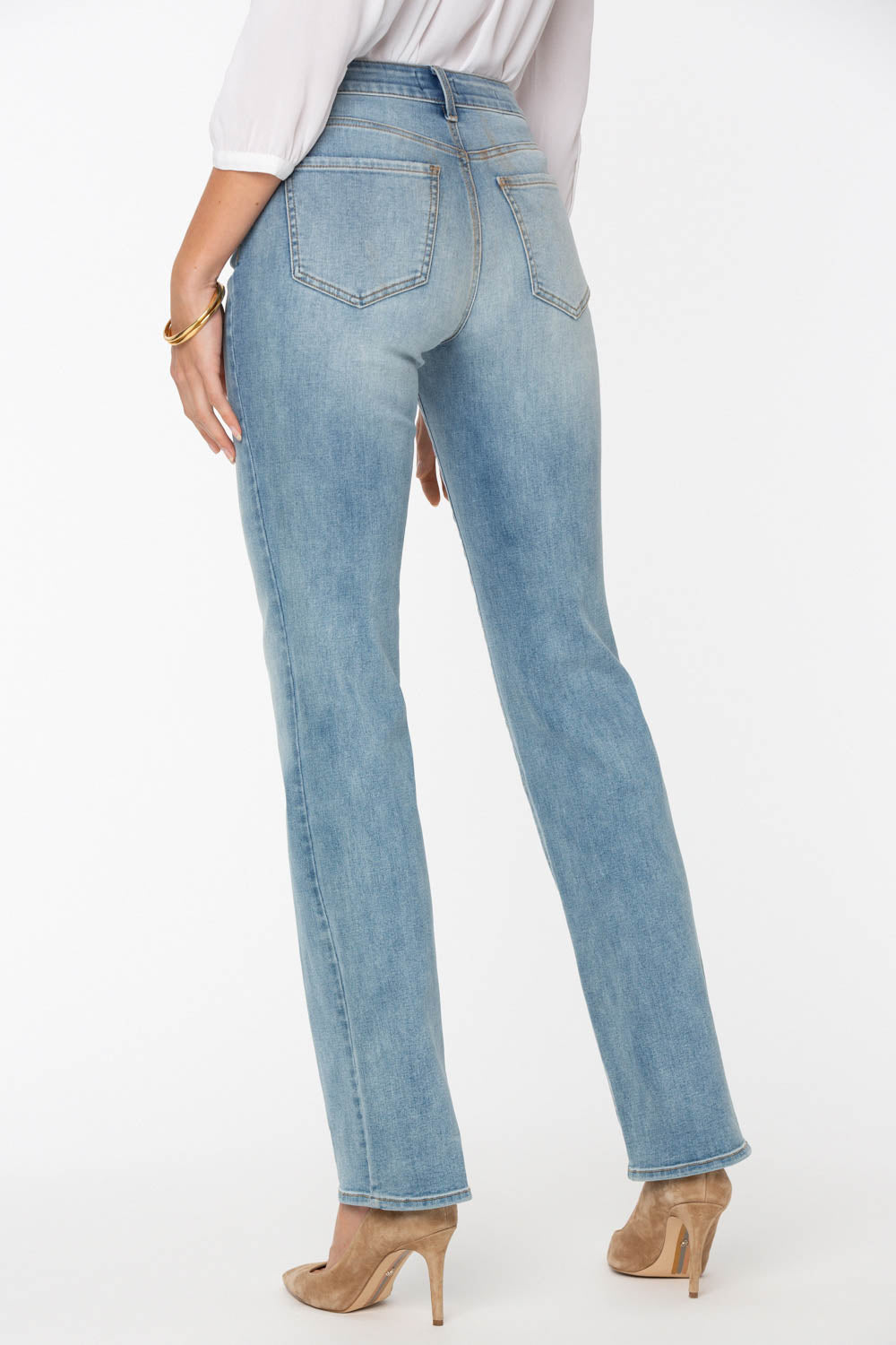 NYDJ Marilyn Straight Jeans  - Biscayne