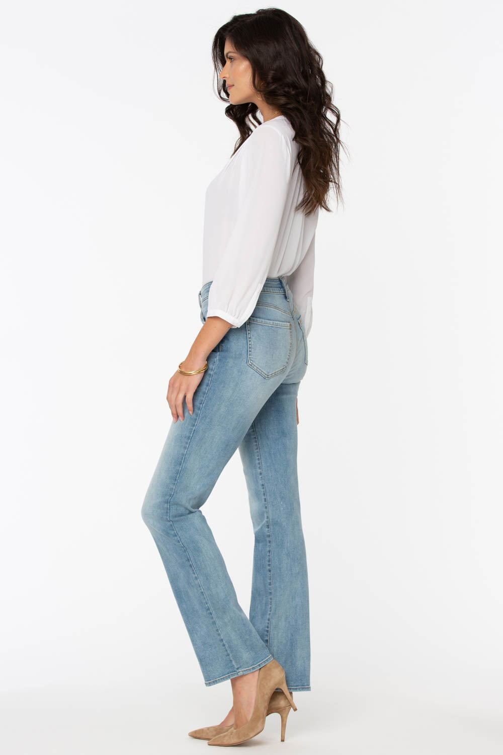 NYDJ Marilyn Straight Jeans  - Biscayne