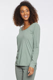 NYDJ Long Sleeved Scoopneck Tee Forever Comfort™ Collection - Willowbrook