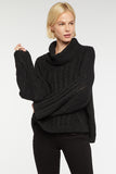 NYDJ Chunky Turtleneck Sweater  - Black
