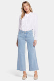 NYDJ Teresa Wide Leg Ankle Jeans With Frayed Hems - Westminster