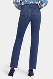 NYDJ Marilyn Straight Jeans With High Rise And 31" Inseam - Gold Coast