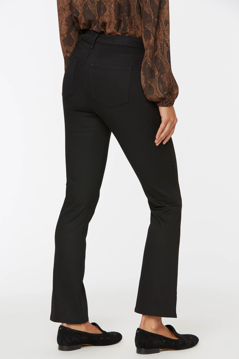 NYDJ Slim Bootcut Ankle Jeans In BlackLast™ Denim - Black Rinse