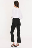 NYDJ Slim Bootcut Ankle Jeans In BlackLast™ Denim With Scalloped Hems - Black Rinse