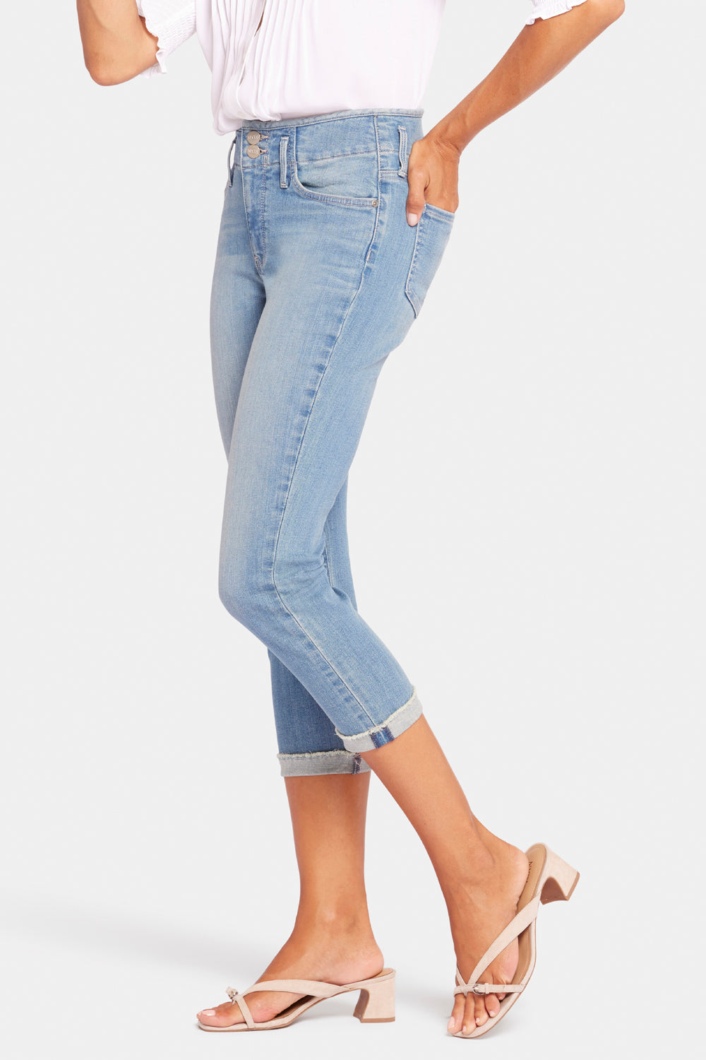 NYDJ Chloe Capri Jeans With Cuffs - Mesmerize