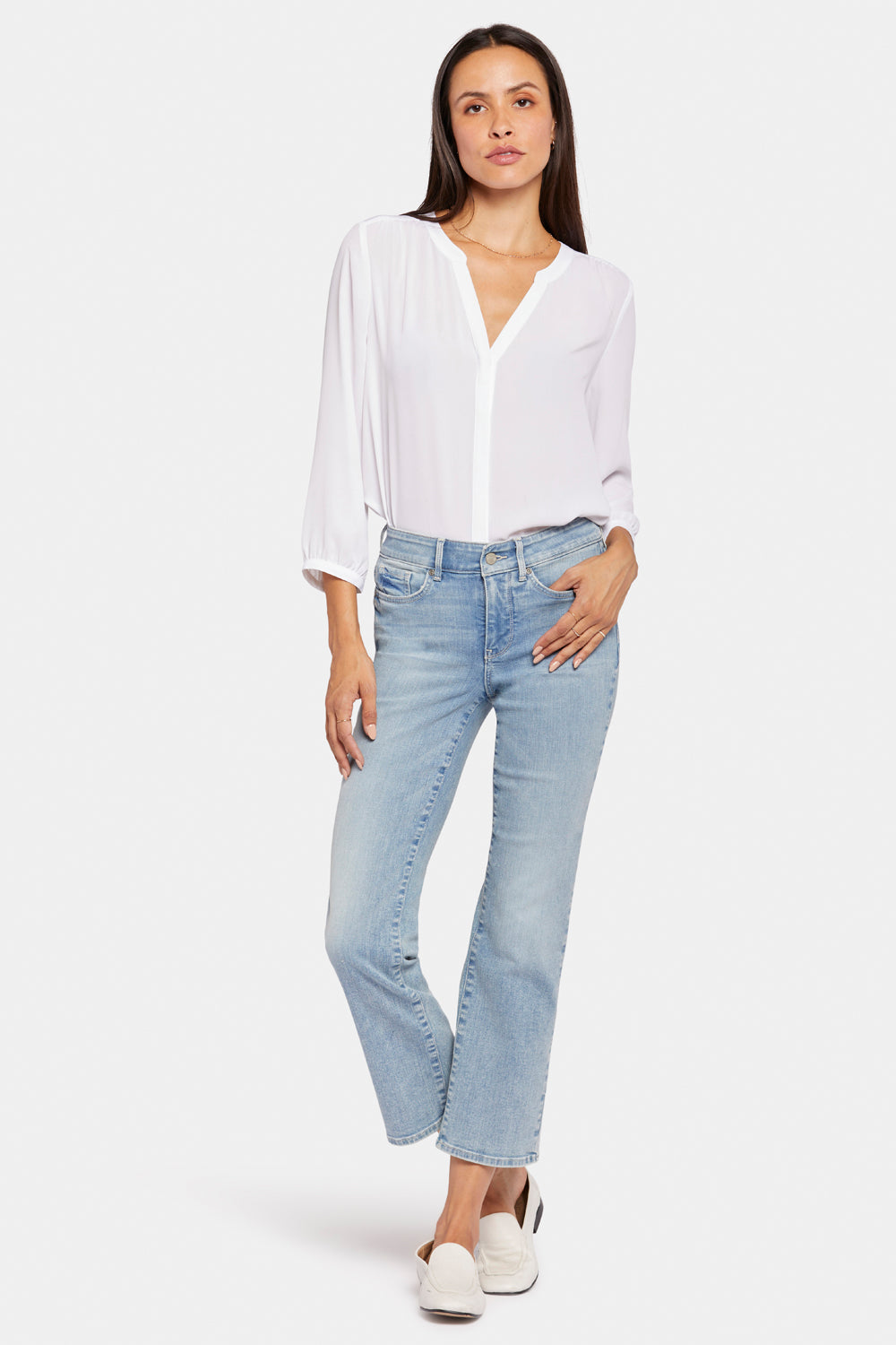 NYDJ Marilyn Straight Ankle Jeans  - Promise