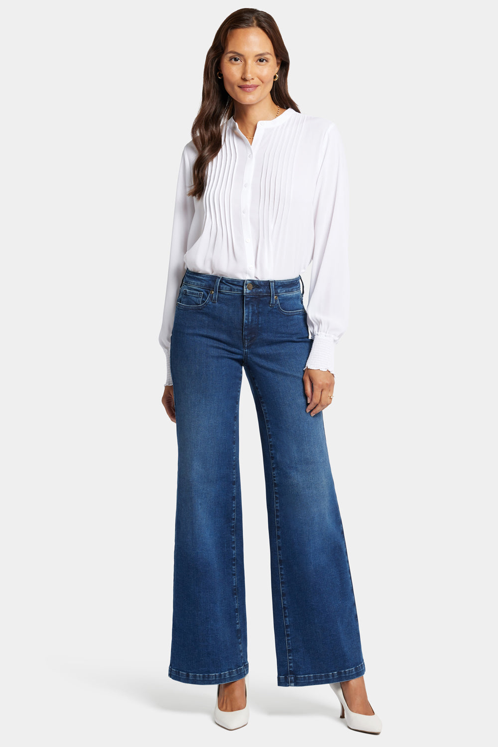 NYDJ Teresa Wide Leg Jeans in Tall With 36