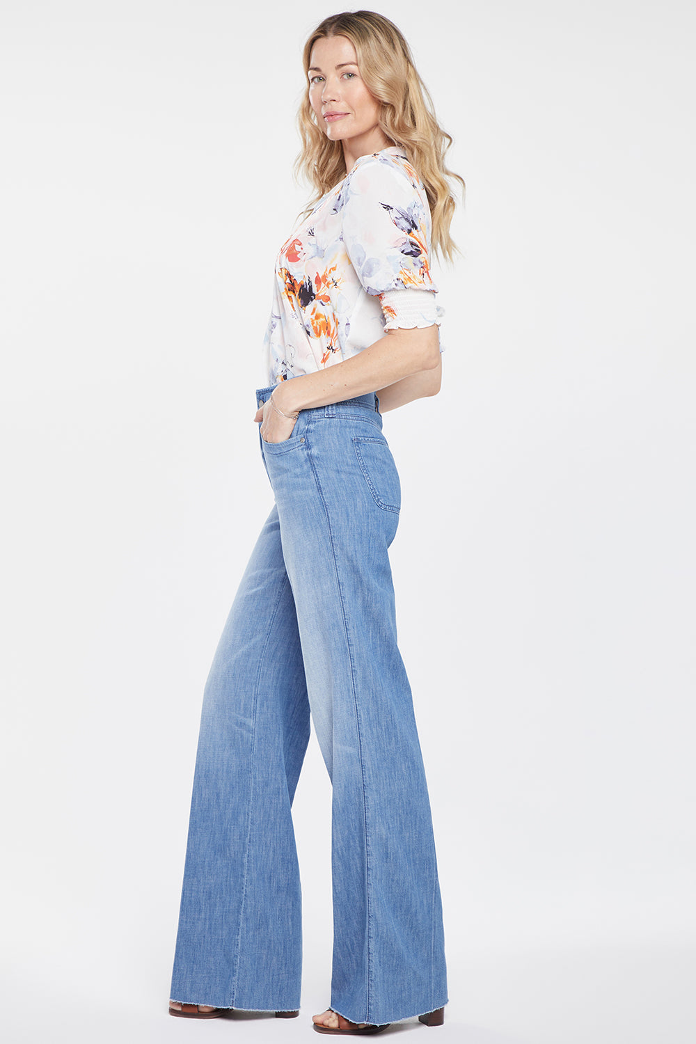 NYDJ Teresa Wide Leg Jeans In Tall With 36
