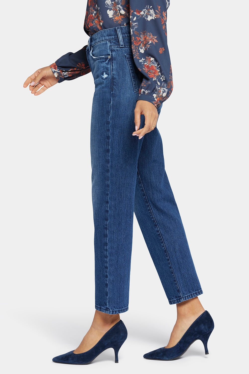 NYDJ Charlotte Relaxed Jeans In Rigid Denim With Super High Rise - Riverwalk