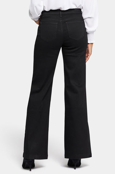 NYDJ Teresa Wide Leg Jeans  - Black Rinse