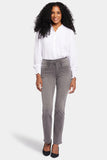 NYDJ Marilyn Straight Jeans With High Rise - Smokey Mountain