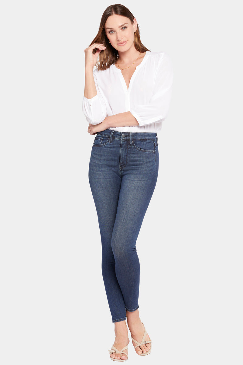Le Silhouette Ami Skinny Jeans With High Rise - Precious Blue | NYDJ