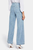 NYDJ Teresa Wide Leg Pull-On Jeans  - Crystalline