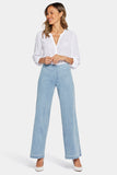 NYDJ Teresa Wide Leg Pull-On Jeans  - Crystalline