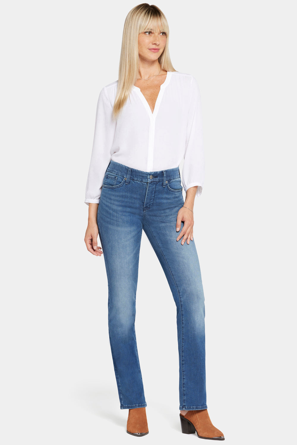 NYDJ Waist-Match™ Marilyn Straight Jeans  - Caliente