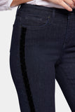 NYDJ Sheri Slim Jeans With Side Seam Flocking - Rinse