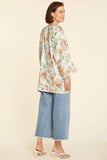 NYDJ Silk Reversible Kimono STATEMENT NYDJ™ La Romantique Collection - Eleonora Florentine