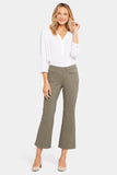 NYDJ Relaxed Flared Jeans In Stretch Sateen - Ripe Olive