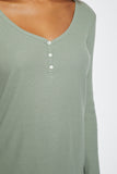NYDJ Long Sleeved Henley Forever Comfort™ Collection - Willowbrook