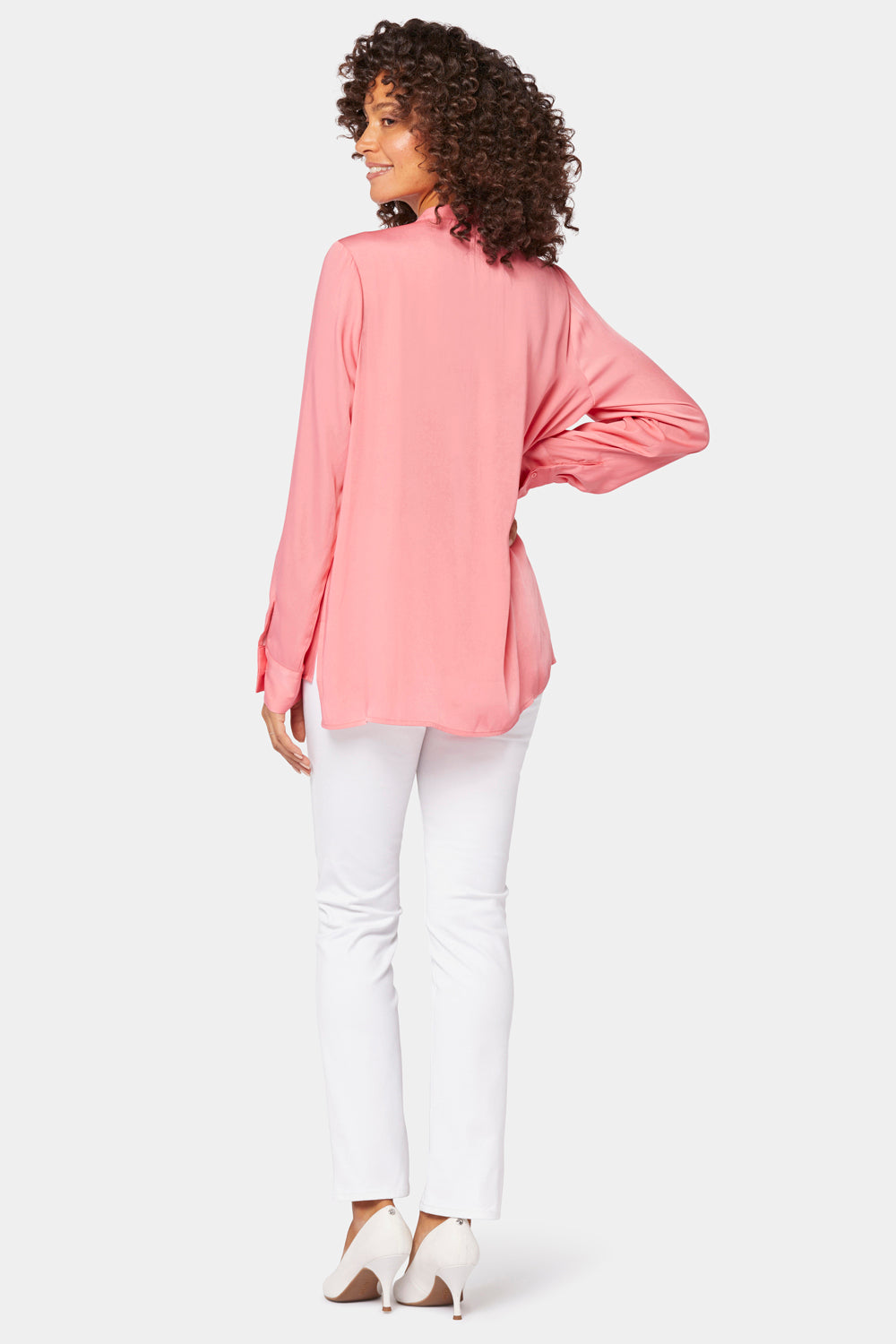 NYDJ Melody Blouse  - Pink Punch