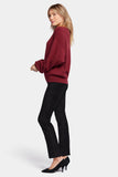 NYDJ Dolman Sleeved Boatneck Sweater With Cashmere - Cranberry Pie
