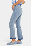 NYDJ Marilyn Straight Ankle Jeans In Petite In Sure Stretch® Denim With High Rise And Released Hems - Crystalline