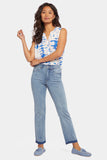 NYDJ Marilyn Straight Ankle Jeans In Petite In Sure Stretch® Denim With High Rise And Released Hems - Crystalline