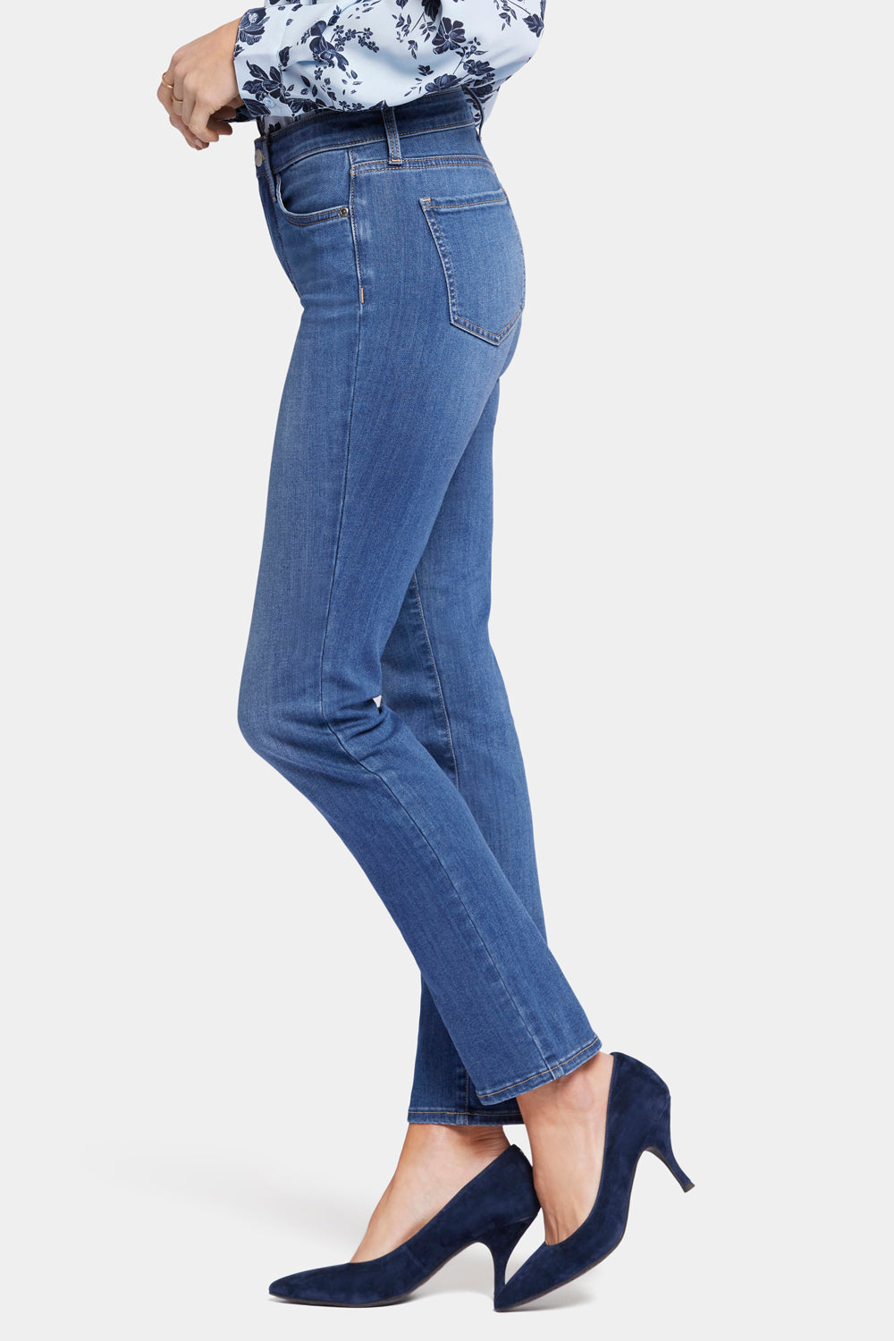 NYDJ Sheri Slim Jeans In Petite In Sure Stretch® Denim - Rockford