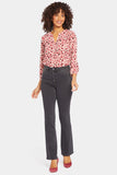 NYDJ Barbara Bootcut Jeans In Petite In Sure Stretch® Denim With Exposed Button Fly - Sierra