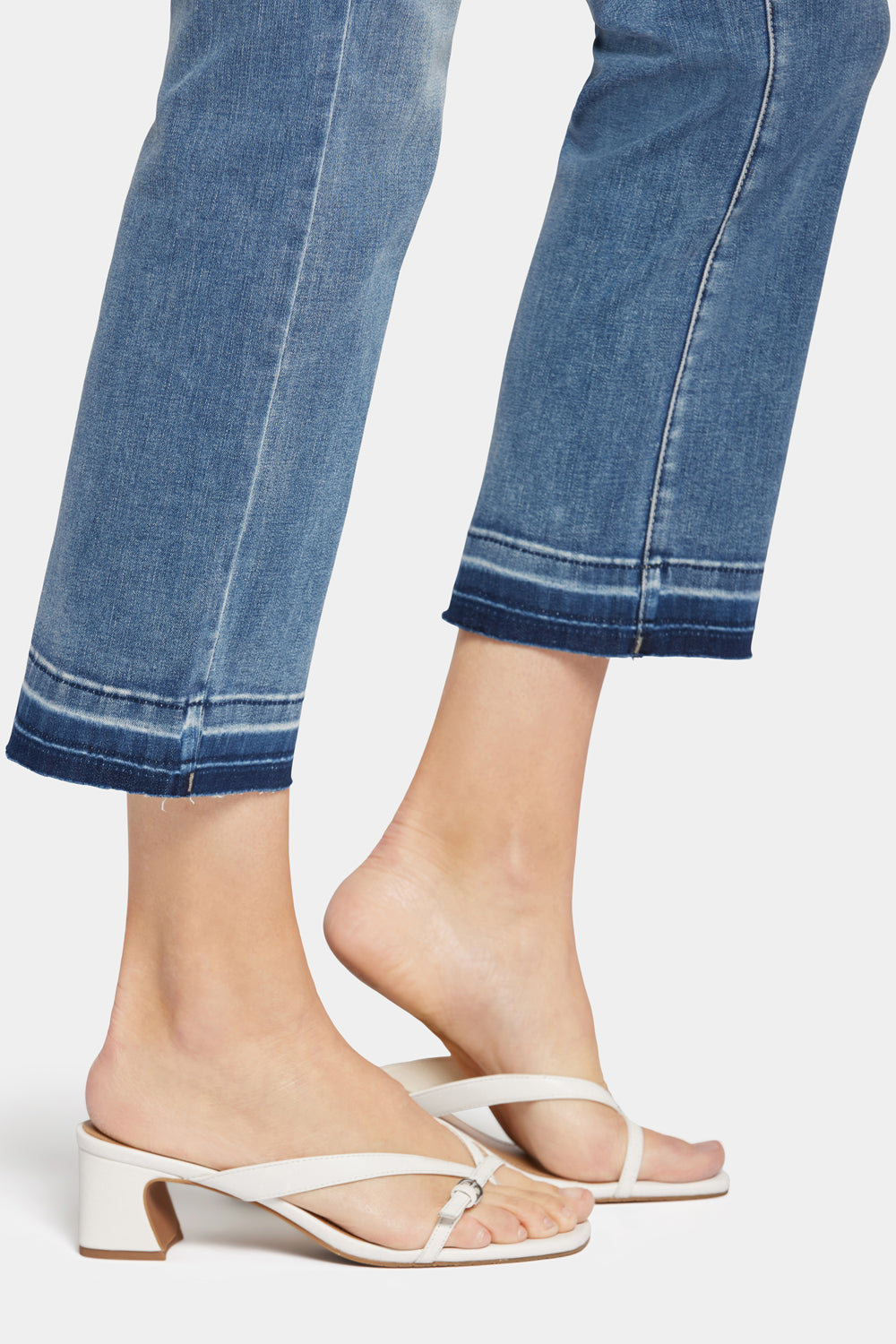NYDJ Marilyn Straight Ankle Jeans In Petite In Cool Embrace® Denim With High Rise And Released Hems - Fantasy