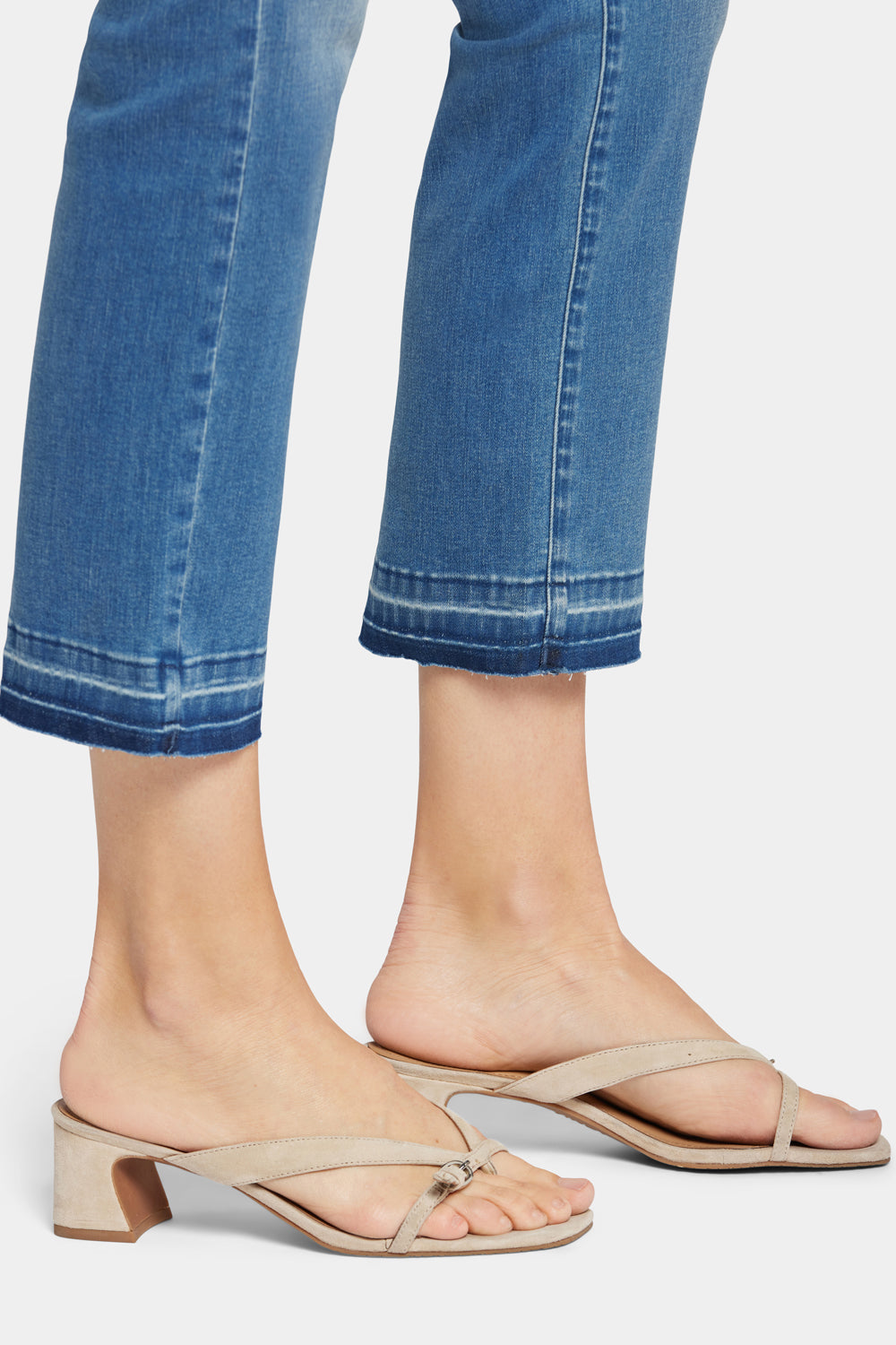 NYDJ Marilyn Straight Ankle Jeans In Petite In Cool Embrace® Denim With High Rise And Released Hems - Stunning