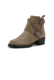 NYDJ Parvani Booties In Oiled Suede - Taupe